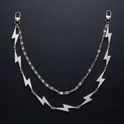 チェーン ウォレットチェーン チェーンベルト フック ファッション小物 男女兼用