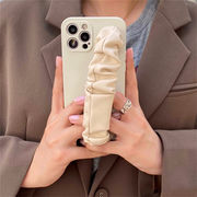 通勤する iphone携帯電話ケース 保護カバー リストバンド 簡約 女性 個性 シリカゲル 落下防止