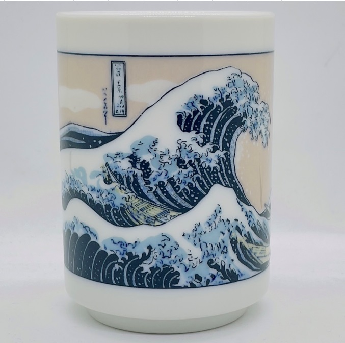 日本製湯呑　波裏　