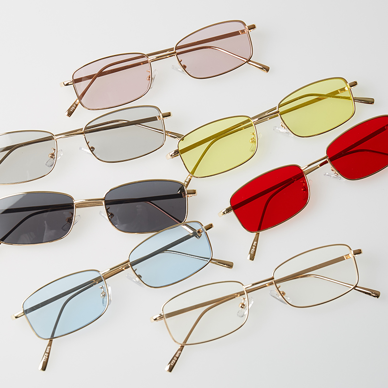 スクエア サングラス メンズ レディース 伊達 メガネ カラーレンズ 眼鏡 めがね UVカット カジュアル