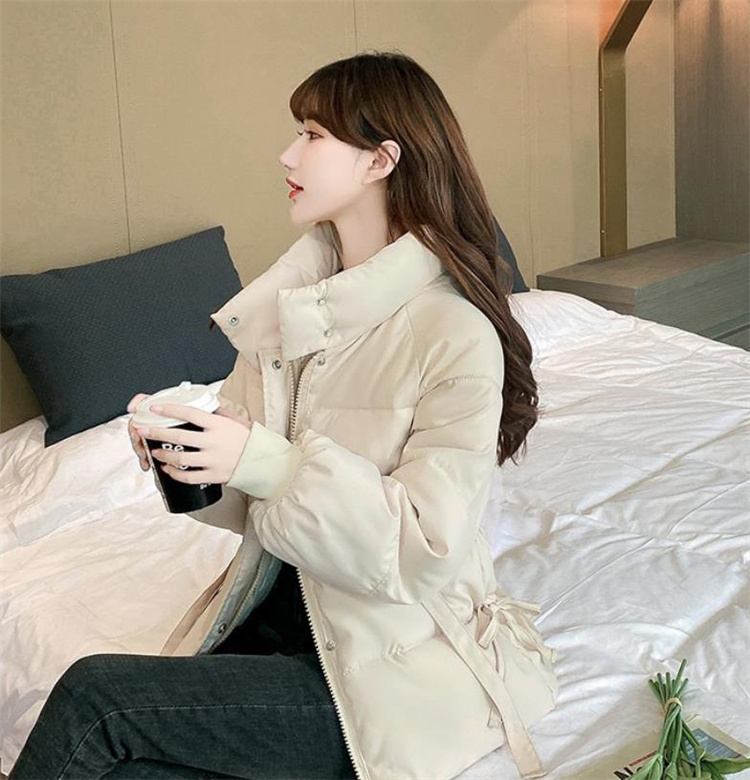 店長推薦 韓国ファッション 2021 冬 新作 綿の服 ゆったりする 短いスタイル パン服 学院風 トレンド
