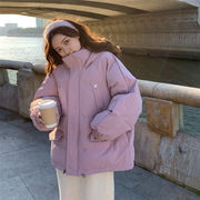 韓国ファッション 2021 新品 冬 sweet系 気質 厚手 短いスタイル パンジャケット 学生 綿の服コート