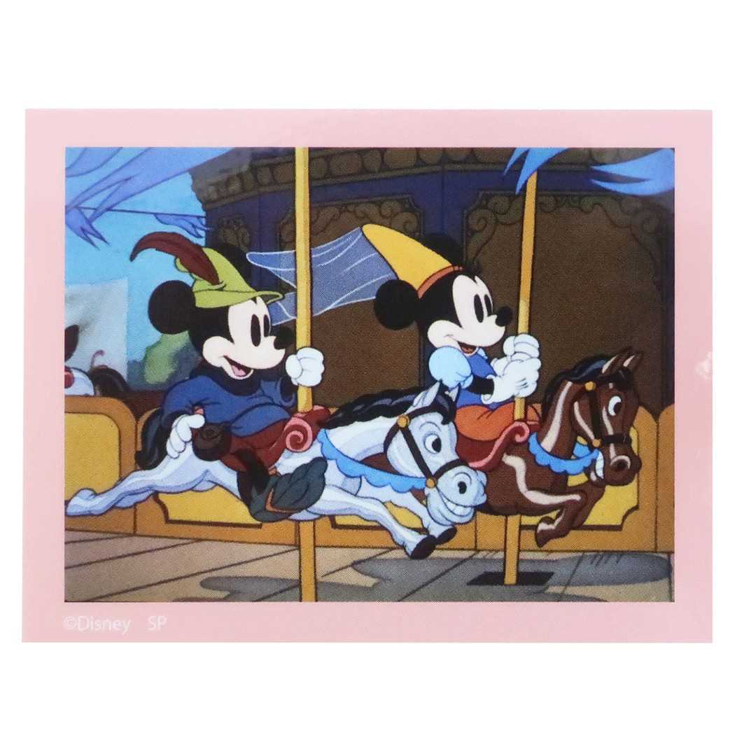 【ステッカー】ミッキーマウス＆ミニーマウス ダイカットビニールステッカー ファイナルフレーム