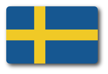 SK218 国旗ステッカー スウェーデン SWEDEN 100円国旗 旅行 スーツケース 車 PC スマホ