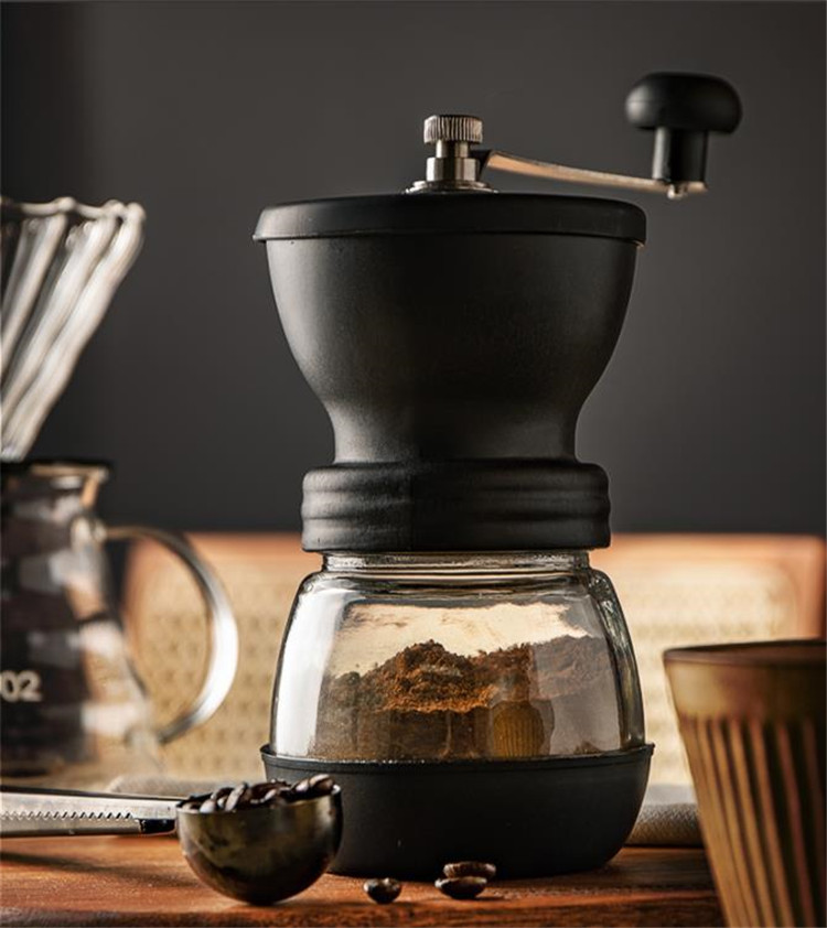 人気！残りわずか 手挽きコーヒーミル 手動式 コーヒーグラインダー 小型 家庭用