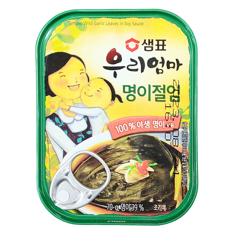 【韓国】　センピョ 　行者にんにく醤油漬け缶詰　70g　23100630