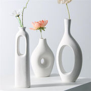 定番 幾何学的 アート クリエイティブ セラミック 花瓶 リビングルーム