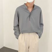 売れ筋カラー追加 通勤する デザインセンス 質感 長袖 シャツ メンズ 秋 ゆったりする シンプル トレンド
