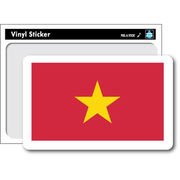 SK198 国旗ステッカー ベトナム Vietnam 国旗 PC スマホ スーツケース