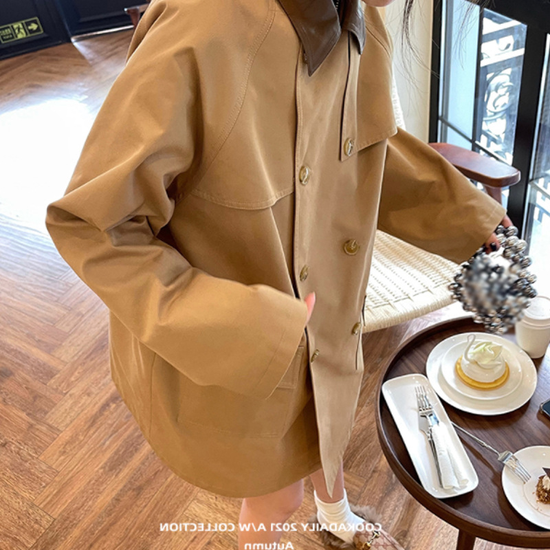 【2021新品】韓国ファッション秋と冬の新しいレディース服　コート　トレンチコート　気質　おしゃれ　