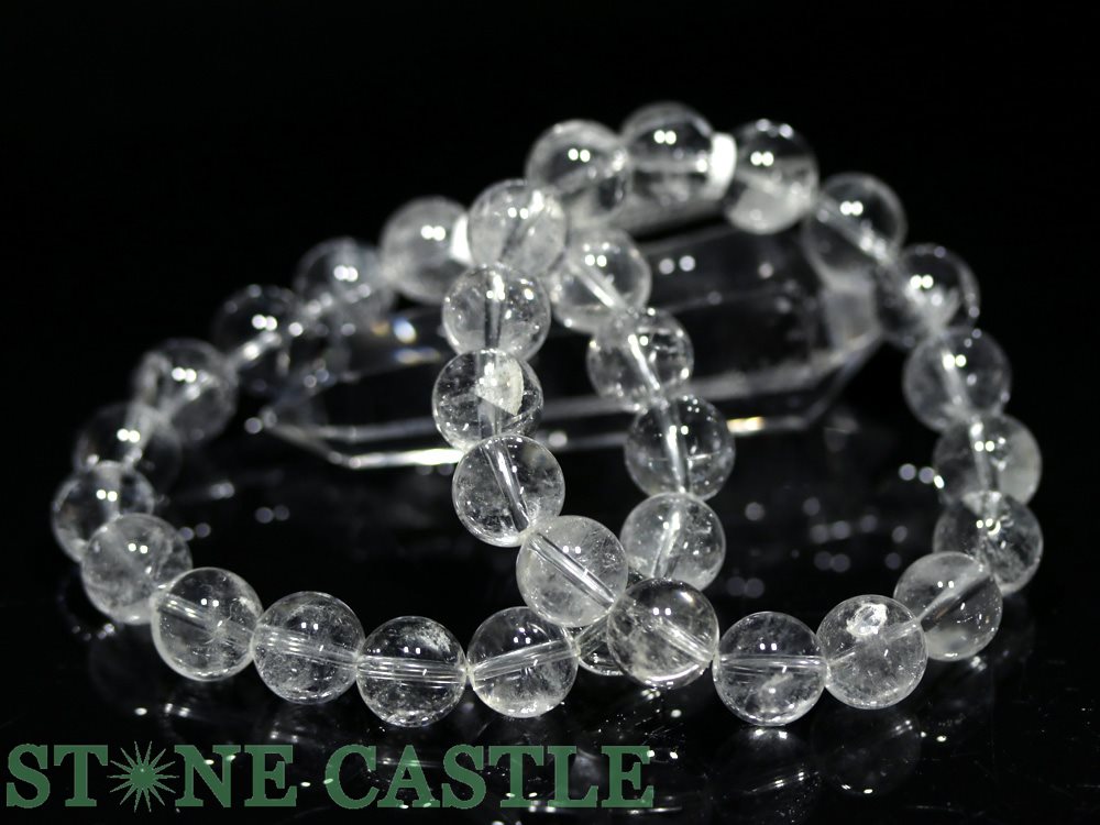 ☆高品質☆【ブレスレット】アンナプルナ水晶 (ヒマラヤ産) (約12mm)