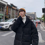 韓国ファッション 2021 冬 コーデュロイ コート ゆったりする 綿の服 厚手 長袖 ジッパー パンの服