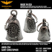 ガーディアンベル　ラッキーベル　バイカー　キーホルダー　お守り　GUADIAN BELL USA