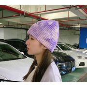 韓国スタイル 帽子 秋冬 保温 ニット帽子 レディース メンズ 男女兼用 小顔 防風 防塵 ニットキャップ