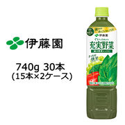 ☆ 伊藤園 充実野菜 緑の野菜ミックス PET 740g ×30本 (15本×2ケース) 49896