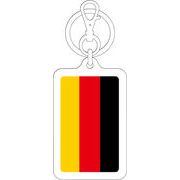 【選べるカラー】KSK224 ドイツ GERMANY 国旗キーホルダー 旅行 スーツケース