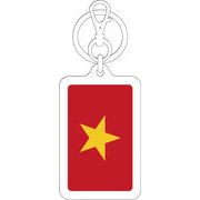 【選べるカラー】KSK231 ベトナム VIETNAM 国旗キーホルダー 旅行 スーツケース