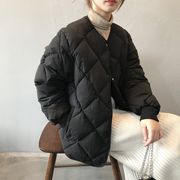 秋冬新作 レディース  韓国版 トップス  暖かい   厚手   コート  女性  綿入れ  綿入れの服
