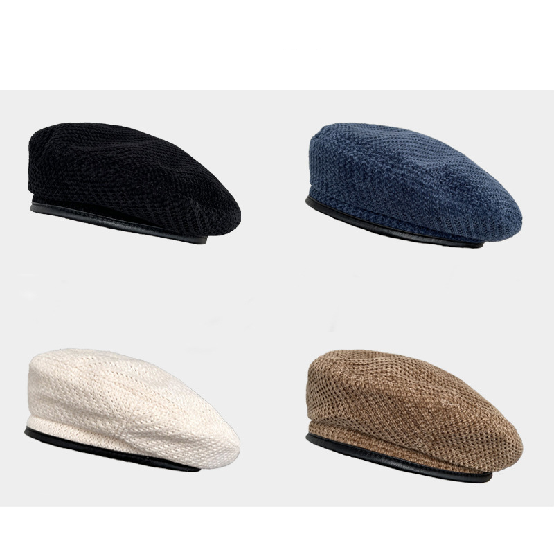 秋冬　ベレー帽　帽子　無地　ビンテージ　レディース　韓国ファッション