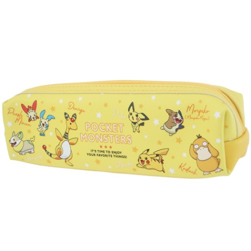 ペンケース ポケモン Boxスリムポーチ カラーズ イエロー 雑貨 株式会社 ブライエンタープライズ 問屋 仕入れ 卸 卸売の専門 仕入れならnetsea