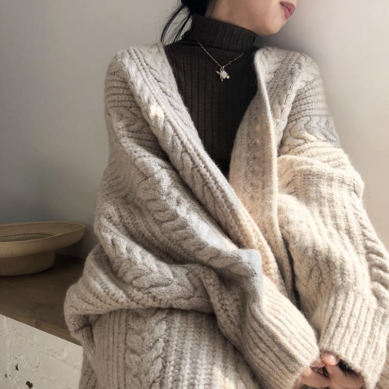 韓国秋と冬の新しいレディース服　厚手　セーター