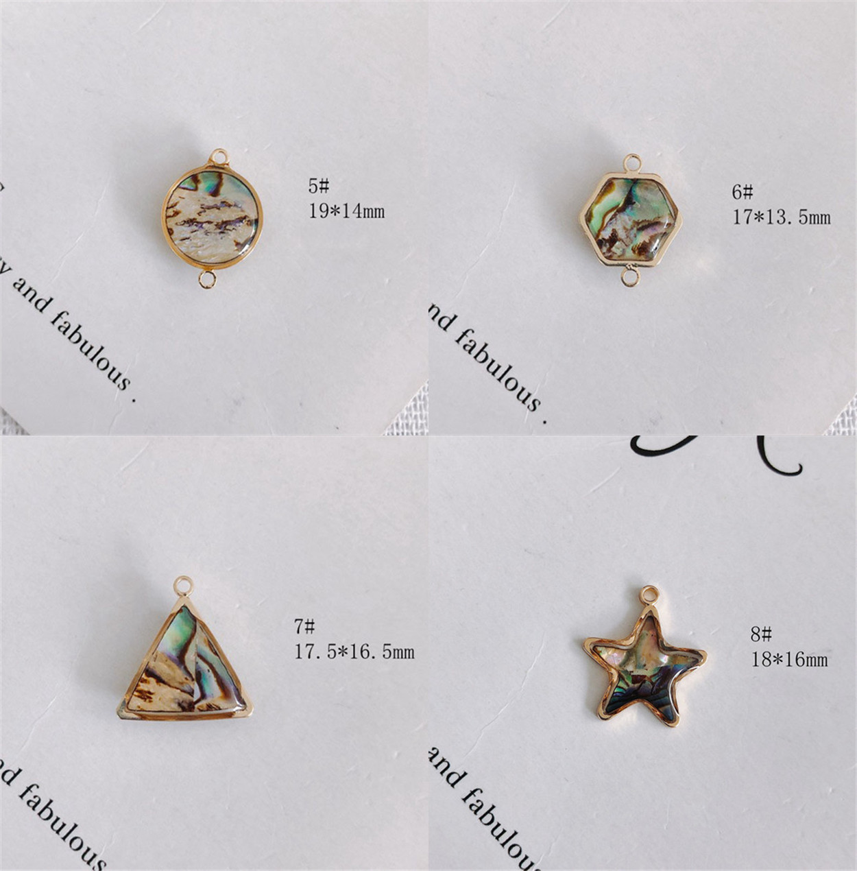 シェルチャーム メタルチャーム 金属チャーム アクセサリー シェルチャーム メタルチャーム 金属チャーム アクセサリー
