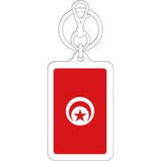 【選べるカラー】KSK367 チュニジア TUNISIA 国旗キーホルダー 旅行 スーツケース
