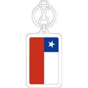 【選べるカラー】KSK368 チリ CHILE 国旗キーホルダー 旅行 スーツケース