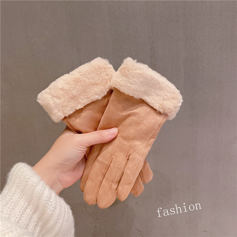 手袋 グローブ スマホ対応 レディース 秋冬 暖か 防風 シンプル かわいい おしゃれ 人気