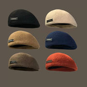 秋冬新品  韓国 ファッション  ベレー帽 トークベースボールキャップ 小顔   帽子 漁師帽