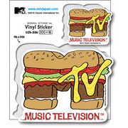 MTV ロゴステッカー ハンバーガー 音楽 ミュージック アメリカ 人気 LCS336 グッズ