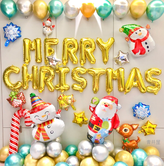 風船   クリスマス   室内装飾   お祝い    背景 デザイン ガーランド 飾り付け バルーン おしゃれ