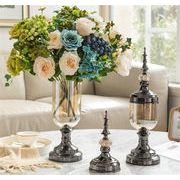 独自のファッションセンス 工芸品 花瓶 家具 ダイニングテーブル レトロ ガラス リビングルーム