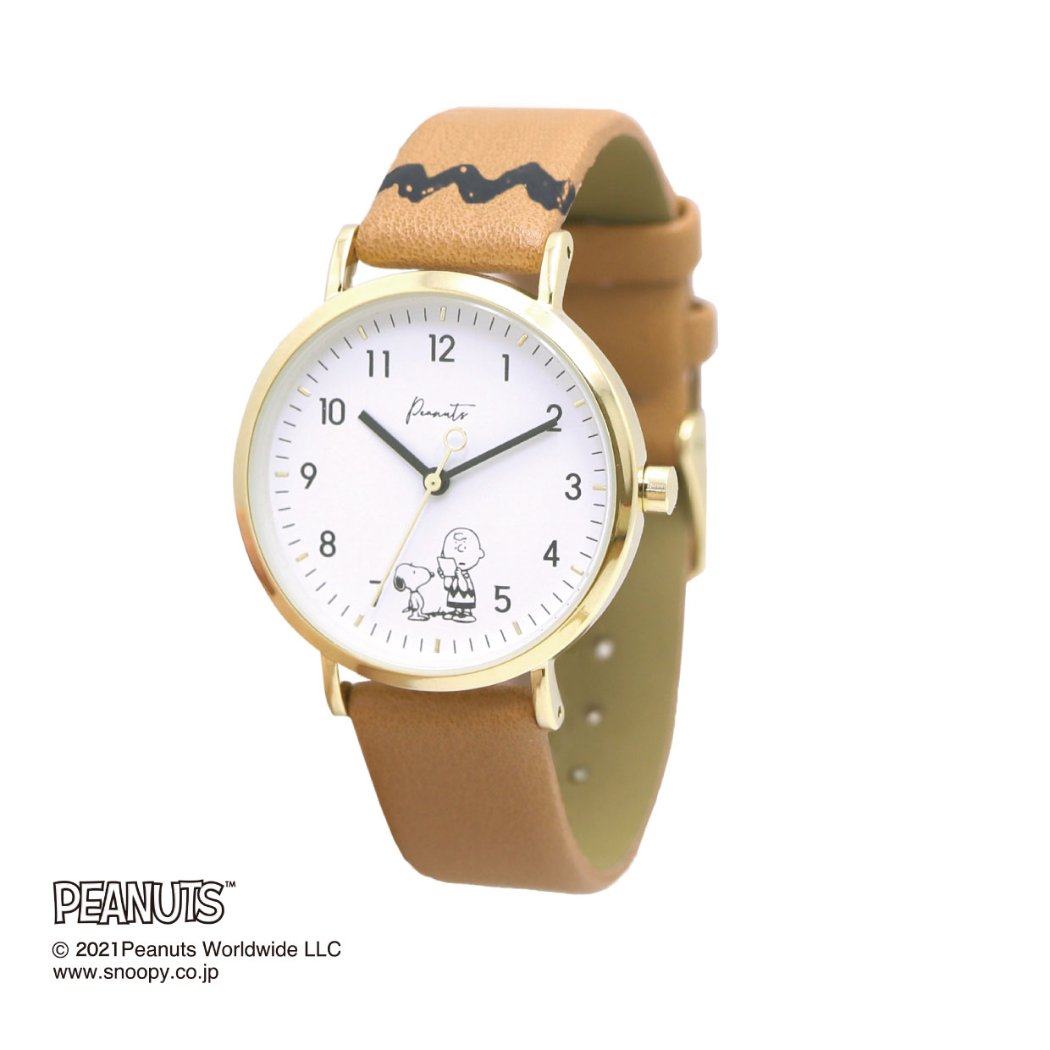 腕時計 スヌーピー ベルトプリントウォッチ ブラウン ファッション雑貨 株式会社 ブライエンタープライズ 問屋 仕入れ 卸 卸売の専門 仕入れならnetsea