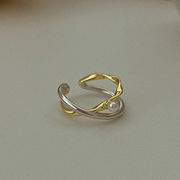 リング　指輪　フリーサイズ　デザイン　樹脂パール　レディース　ファッション
