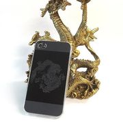【風水 開運 】風水龍アイフォンケース（iphone4s/4）(黒)（単龍）