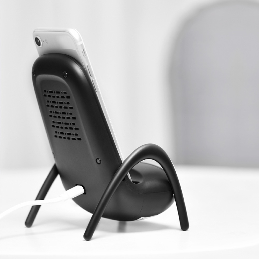 ワイヤレススマホチャージャー ワイヤレス充電器 Qi チャージャー 拡声器 急速ワイヤレス充電器