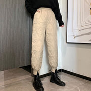 韓国ファッション 新作 ダウンパンツ ファッション カジュアルパンツ 暖かい 厚手 レディース