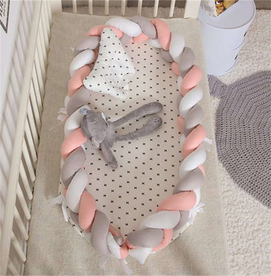 折りたたみベッド 揺りかご 持ち運びやすい 寝床 新生児用  転落防止 隔離の寝床
