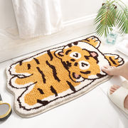 タイガー漫画の形のじゅうたん、家庭、浴室のマット、吸水滑り止めマット、家庭用