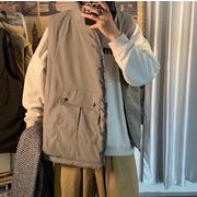 秋冬  男性用ベスト 韓国風  コート  チョッキ  3色