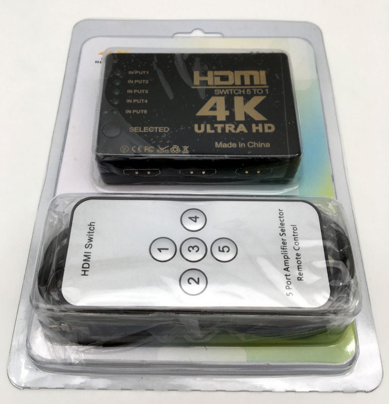 HDMIセレクター HDMI切替器 5入力 1出力 フルHD HDMI Ver1.4
