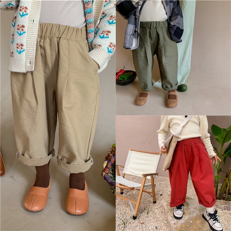 【2022春新作】韓国風子供服 ベビー服 　春秋　カジュアル　可愛い　ロングパンツ　パンツ