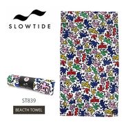 スロータイド【SLOWTIDE】BEACTH TOWEL キース・ヘリング ビーチタオル Keith Haring タオル