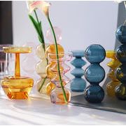 新色が安い フラワーアレンジメント ガラス 燭台 花瓶 キャンドル クリエイティブ エイリアン 水耕栽培
