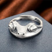 925 カエル 蛙 シルバーアクセサリー シルバーリング 指輪 銀