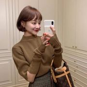 【2022春新作】韓国風レディース服　春秋　デザイン感　　優しい　きれいめ　セーター　ニット　