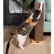 多機能 猫の引っかき板 垂直 ソファ 猫の引っかき傷防止 耐摩耗性 猫のスクラッチボード