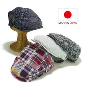 　日本製柄アソートハンチング　ヤング帽子