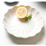 シンプル クリエイティブ 食器 レトロ セラミック 皿 家庭用 ディナープレート